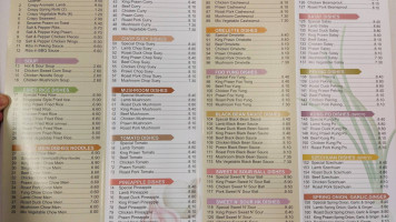 Peters Chinese Takeaway menu