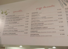 Piazzalonga Away menu