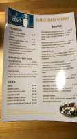 The Badgers Wood menu