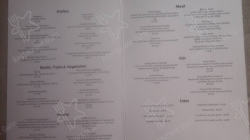 Glasshouse Restaurant Bar menu