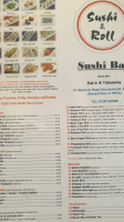 Sushi Roll menu