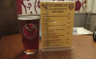 The Farrington Inn menu