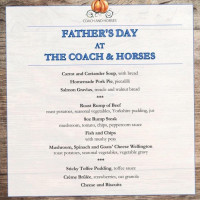 Coach Horses menu