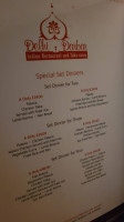 Delhi Darbar menu