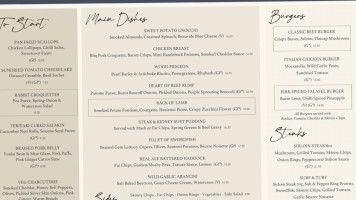 The Wheatsheaf Pub, Kitchen Rooms menu
