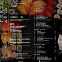 Kamakura Sushi And Ramen menu
