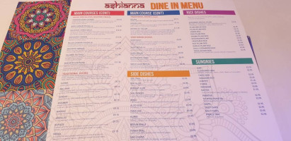 Ashianna menu