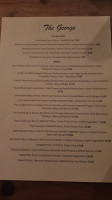 The George Inn menu