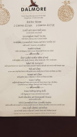 Dalmore Inn menu