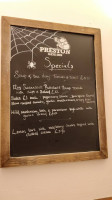 The Preston Gate Inn menu