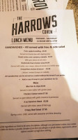 The Harrows Inn menu
