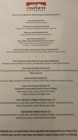 Red Skye menu