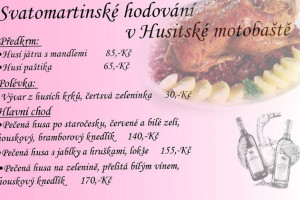 Husitská Moto Bašta menu