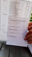 The Weaving Shed menu
