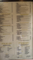 Pera Palace menu