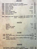 Restaurace U Anezky menu