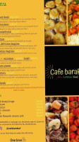 Cafe Baraka menu