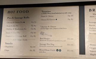 Gloucester Services Kitchen menu
