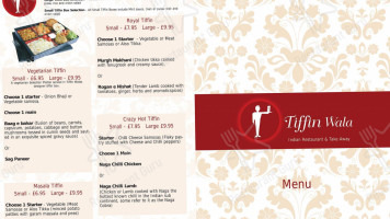 Tiffin Wala menu