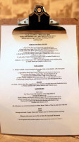 The Three Colts menu