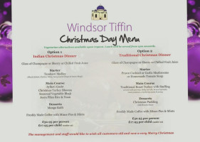 Windsor Tiffin menu