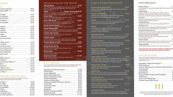 Windsor Tiffin menu