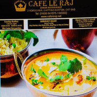 Cafe Le Raj food