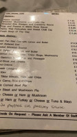 The Royal Oak menu