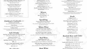 Lakeside Inn menu