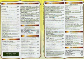 Curry Express menu
