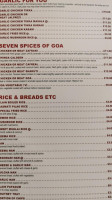 Ashoka Indian menu
