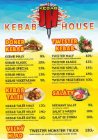 Kebab A&j House Doner Jh Kebab menu