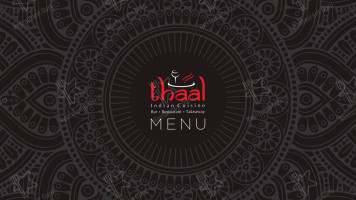 Thaal Indian Cuisine menu