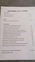 Restaurace Jindice menu