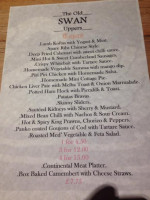 The Old Swan Uppers menu