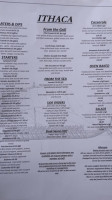 Ithaca Greek Taverna menu