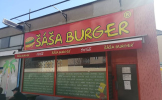 Šáša Burger menu