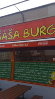 Šáša Burger inside
