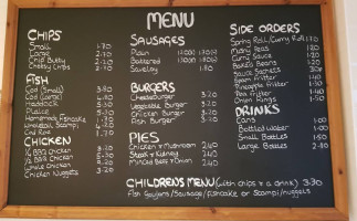 The Harbour menu