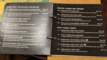 Purkmistr/ Horní Restaurace menu