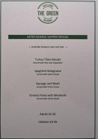 The Green menu