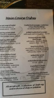 The Horseshoe Inn menu