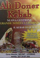 Ali Doner Kebab (halal menu