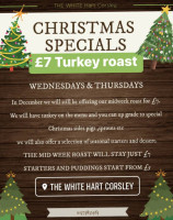 The White Hart Corsley menu