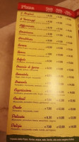 Pizzo menu