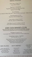 Rose And Crown Pub menu