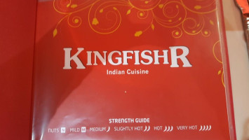 Kingfishr Indian Cuisine menu