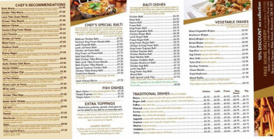 Rivaj Indian Takeaway menu