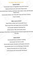 The Abbey Lodge Inn menu