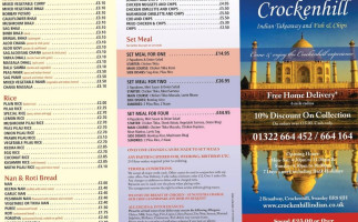 Crockenhill Takeaway menu